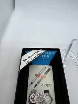 Zippo Blu2 Fleetwood Butane Blue Flame Lighter 30206 EXTREMELY RARE