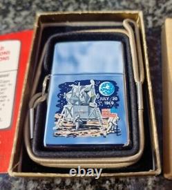 Zippo, Town & Country, 1969 Moon Landing, Nasa, Loss Proof (extremely Rare)