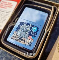 Zippo, Town & Country, 1969 Moon Landing, Nasa, Loss Proof (extremely Rare)