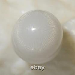 1.80 Cts Véritable Nature Sauvage Tridacna Clam Pearl 7.02 MM Extrêmement Rare 0.36 G
