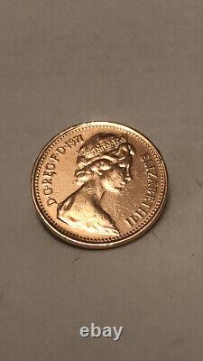 1971 1p Nouveau Penny Pièce Originale Extrêmement Rare. Pièce À Collectionner