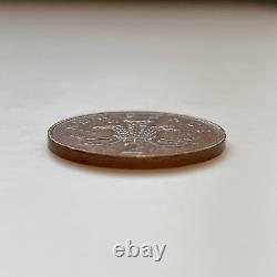 1971 2 New Pence Coin Queen Elizabeth II D. G. Reg. F. D. Pièce De Monnaie De Rare Extremely