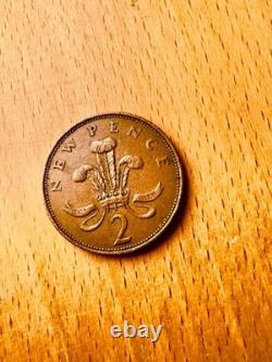 1971 2p Nouvelle Pence (EXTRÊMEMENT RARE) Argent britannique