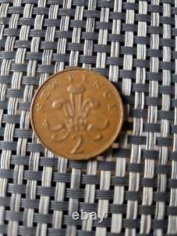 1971 2p Nouvelle Pence, Nouveau Penny Pièce de 2p Extrêmement Rare