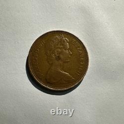 1971 2p Nouvelle Pence (TRÈS RARE) Monnaie Britannique
