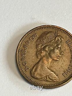 1971 Extrêmement Rare 1 Nouveau Penny