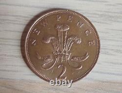 1971 Nouveau Pence Extrêmement Rare Pièce de Collection 2p État Éblouissant