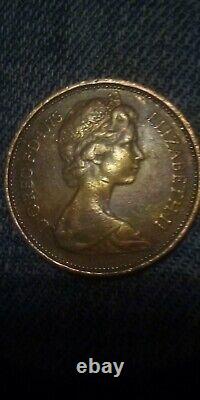 1975 2p New Pence Pièce Extrêmement Rare Collectionnable Elizabeth II