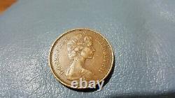 1975, 2p Nouvelle Pence, Nouveau Penny Extrêmement Rare