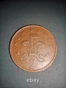1981 QEII pièce de deux nouveaux pence extrêmement rare
