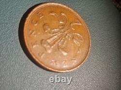 1981 QEII pièce de deux nouveaux pence extrêmement rare