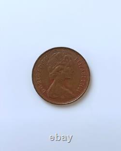 1981 pièce de collection Elizabeth II 2 pence New Pence extrêmement rare