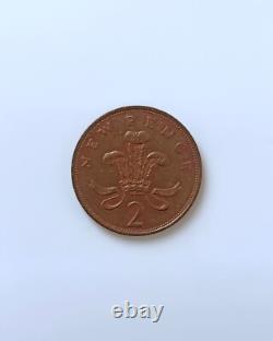 1981 pièce de collection Elizabeth II 2 pence New Pence extrêmement rare