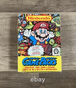 1989 O-pee-chee Nintendo Game Packs Series 2 Box Opc Extremely Rare Super Mario