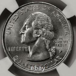 1999 NGC MS62 Multistruck État du New Jersey Quart Mint Erreur Extrêmement Rare