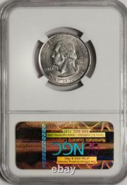 1999 NGC MS62 Multistruck État du New Jersey Quart Mint Erreur Extrêmement Rare