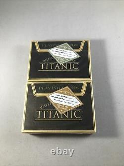 2 Cartes De Jeu De Titanic De Vélo / Extrêmement Rare / Nouveau Et Scellé
