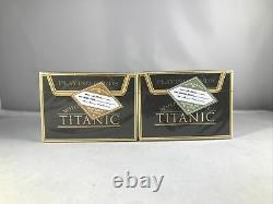 2 Cartes De Jeu De Titanic De Vélo / Extrêmement Rare / Nouveau Et Scellé
