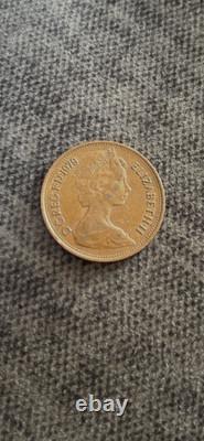 2 pence extrêmement rare Nouveau Pence Élisabeth II D. G. REG. F. D. 1979