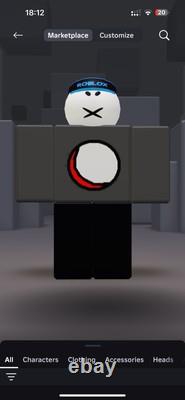 2008 Date d'inscription Roblox avec un visage extrêmement rare de 300 propriétaires