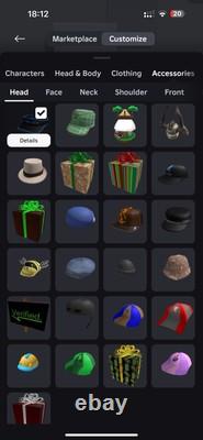 2008 Date d'inscription Roblox avec un visage extrêmement rare de 300 propriétaires