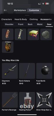 2008 Date d'inscription Roblox avec un visage extrêmement rare de 300 propriétaires