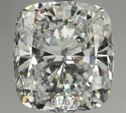 3.0 Ct D Vvs1 Ex Ex Coussin Naturel Gia Cert Diamant Lâche Extrêmement Rare