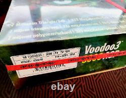 3dfx Voodoo 3 3000 16mb Agp Extrêmement Rare Nouveau Sealed Old Stock