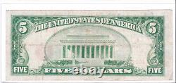 5 $ 1929 T1 National? SALEM New Jersey NJ? Extrêmement Rare