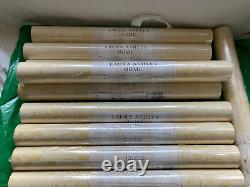 6 Rouleaux de papier peint Laura Ashley Josette Or Extrêmement Rare W089447-A/1 Livraison Gratuite