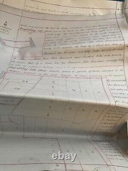 Acte de propriété extrêmement rare de 1869 des frères Maitland pendant la ruée vers l'or en Nouvelle-Zélande à Otago