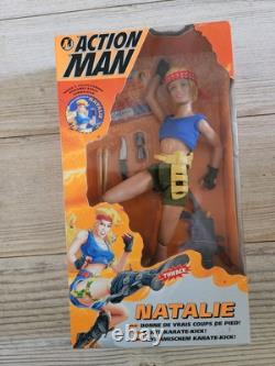 Action Man Natalie Poole extrêmement rare dans sa boîte, en parfait état et complet