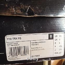 Adidas F50 F10 Fg Uk 9 Us 9,5 Bottes De Football Criets De Football Extrêmement Rare Nouveau