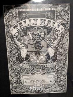 Affiche originale de Tally Hall pour le lieu Union Hall 2011, tournée à New York, extrêmement rare