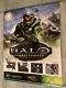 Affiche Promotionnelle Extrêmement Rare Du Premier Jeu Vidéo Halo 1 De 2001 Sur Xbox, Mettant En Vedette Le Tout Nouveau Master Chief.