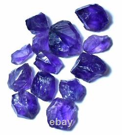 Améthyste Bleu Violette Naturel Extrêmement Rare Non Traité Aaa+ Facet Qualité Rough