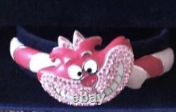 Authentique bracelet Swarovski Alice au Pays des Merveilles Chat du Cheshire extrêmement rare NEUF