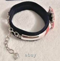 Authentique bracelet Swarovski Alice au Pays des Merveilles Chat du Cheshire extrêmement rare NEUF