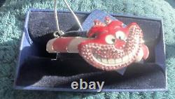 Authentique bracelet Swarovski Alice au Pays des Merveilles Chat du Cheshire extrêmement rare NEUF