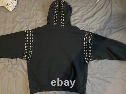 Authentique sweat à capuche Gucci Metamorfosi clouté, taille s (EXTRÊMEMENT RARE)