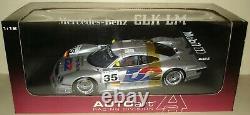 Autoart 118 Mercedes Clk-lm Gt1 Le Mans 1998 #35 Mark Webber Nouveau Extrêmement Rare