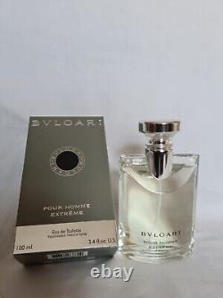 BVLGARI Pour Homme Extreme 100ml Parfum Homme Discontinué ! Rare ! NEUF DANS LA BOÎTE