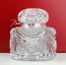 Baccarat Extremely Rare Large Flaubert Inkwell 1764303 Clear Crystal Ltd 300 Nouveau