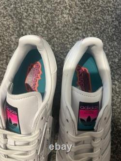 Baskets Adidas Superstar South Beach extrêmement rares, taille 8, neuves, boîte d'origine