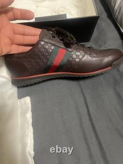 Baskets Monogram Gucci AUTHENTIQUES, NEUVES ! Ce qui est extrêmement rare