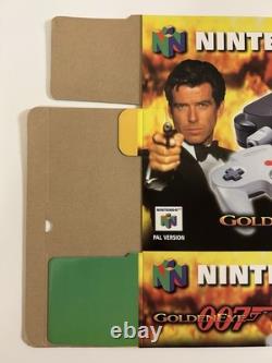 Boîte de console Nintendo 64 GoldenEye. Boîte de vente au détail authentique, neuve et extrêmement rare