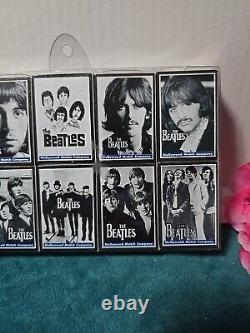 Boîtes d'allumettes Beatles 10-pack extrêmement rares, Hollywood Match Co NEUF non ouvert Vtg