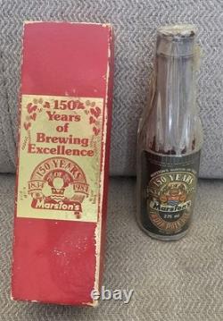 Bouteille de chocolat Marstons extrêmement rare de 40 ans dans sa boîte de présentation