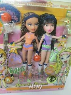 Bratz Sportz Teamz Yasmin & Jade Dolls (basketball) Bnib Extrêmement Rare