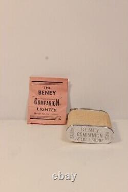 Briquet Beney COMPAGNON 1946 JAMAIS UTILISÉ IVOIRE EXTREMEMENT RARE COLLECTIBLE